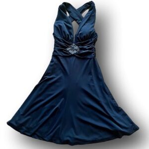 White House Black Market LBD Fit and Flare With Beading Size 4